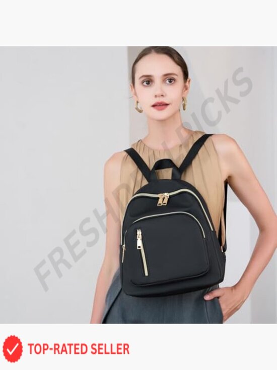 Mini Backpack Purse Water Resistant Nylon Fashion College Bag Casual Daypack main image 4